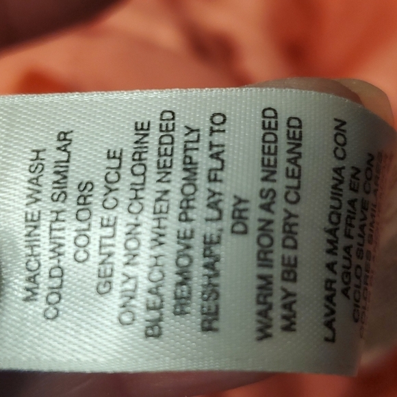 WHBM Peach Bodycon SZ 8 - Picture 8 of 10